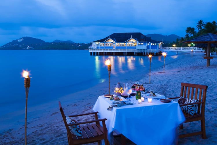 Candlelight dining